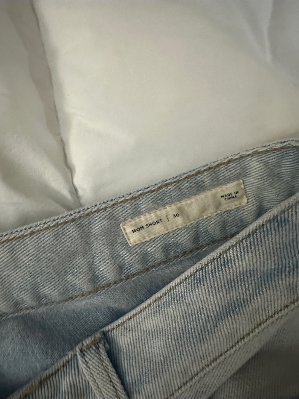 Pacsun Pale Blue High-Rise Denim Shorts - Picture 3 of 6